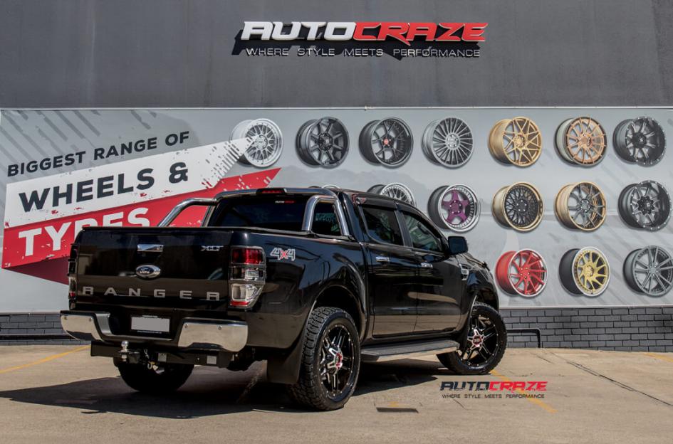 FORD RANGER CLAMP XD GLOSS BLACK MILLED ACCENTS